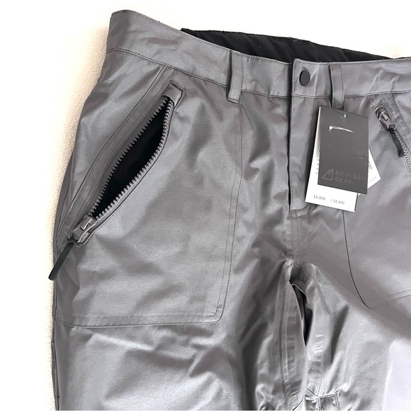 NWT Boulder Gear Cleo Insulated Snow Ski Pants in Gray (Volcanic Glass) - Sz 6 - Picture 3 of 8